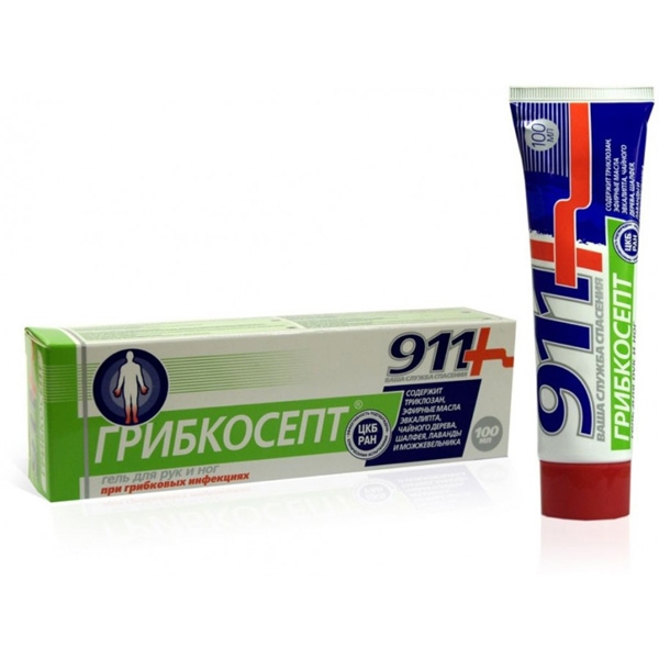911 Грибкосепт Гель Для Рук И Ног - Купить, Цена И Отзывы, 911.