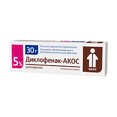 Диклофенак-АКОС Гель Для Наружного Применения 5 % 100 Г 1 Шт.