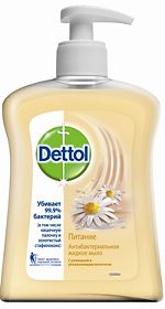 Мыло жидкое dettol для рук антибакт зап.блок ромаш/увл.молочко 250мл (4607109404690)
