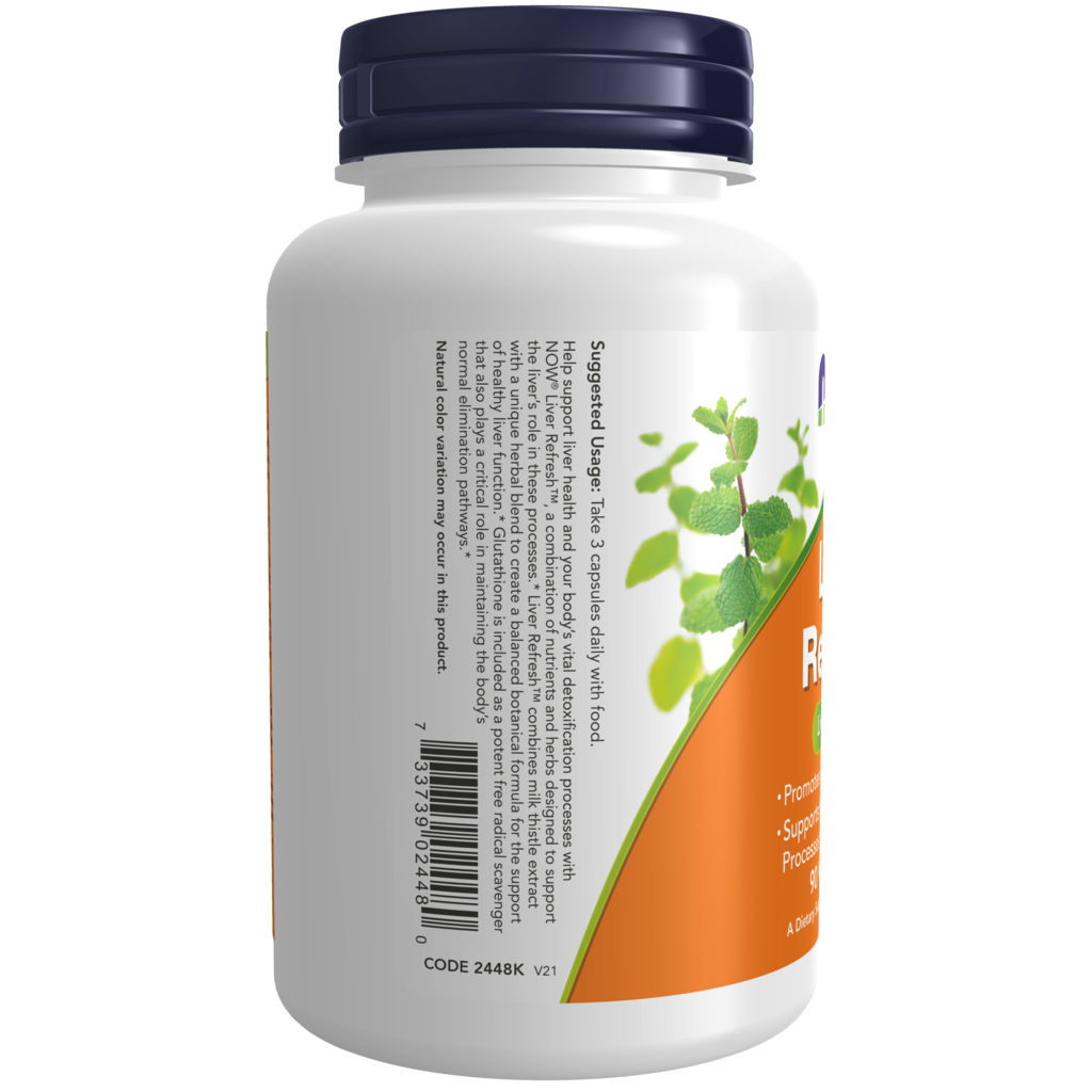 Now Liver Refresh Ливер Рефреш капсулы массой 771 мг 90 шт - купить ...