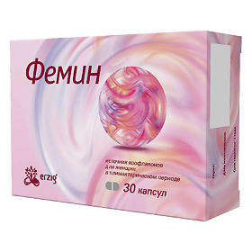 Фемин капсулы, 30 шт. - купить, цена и отзывы, Фемин капсулы, 30 шт. инструкция по применению, дешевые аналоги, описание, заказать в Москве с доставкой на домLogo of EaptekaElements/Icons/sale/normalElements/Icons/sprinkler/normalElements/Icons/doctor-bag/normal CopyElements/Icons/nose/normalElements/Icons/cistit/normalElements/Icons/sprinkler/normalElements/Icons/more/normal