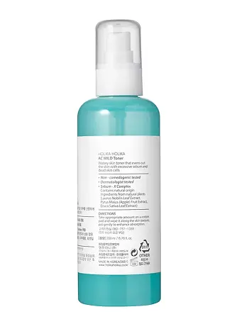 Holika Holika AC Mild Очищающий тонер Toner 200 мл 1 шт