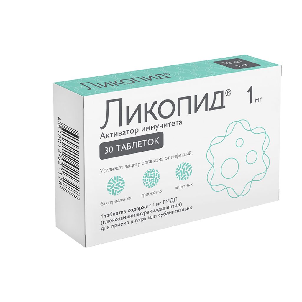 Ликопид купить, цена в Тамбове, Ликопид инструкция по применению: 10,  таблетки